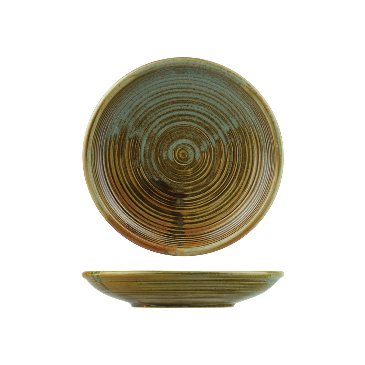Moda Nourish Round Deep Plate (210mm Ø - Green)
