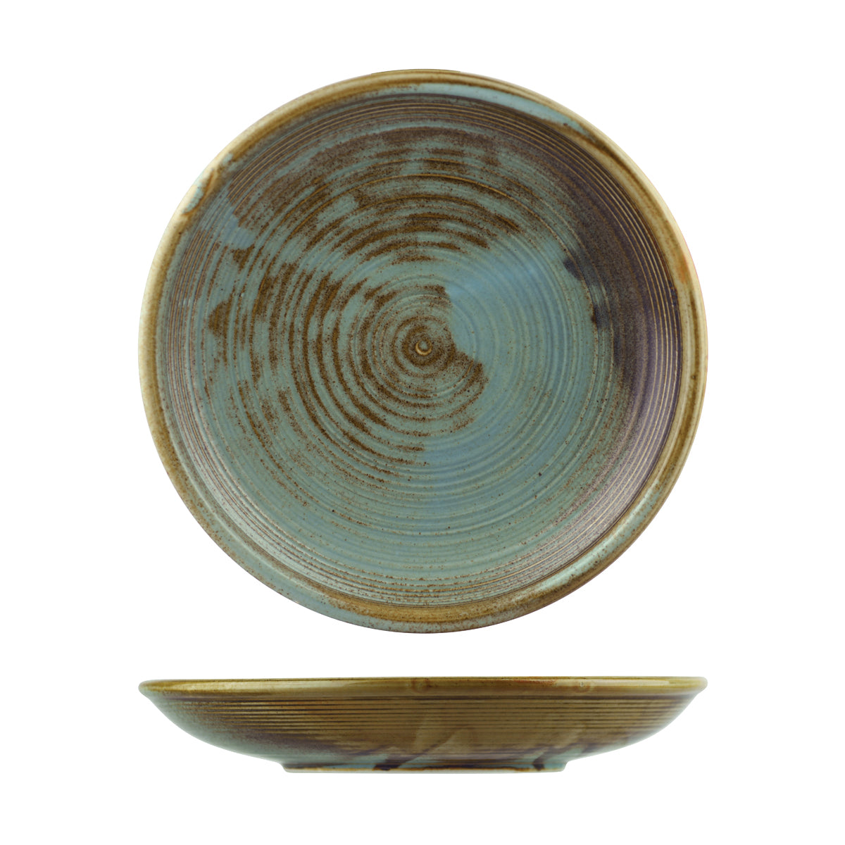Moda Nourish Round Deep Plate (255mm Ø - Green)