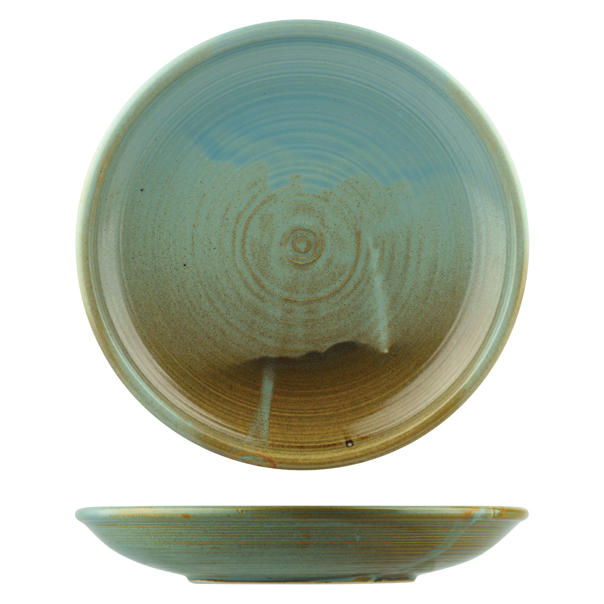 Moda Nourish Round Deep Plate (300mm Ø - Green)