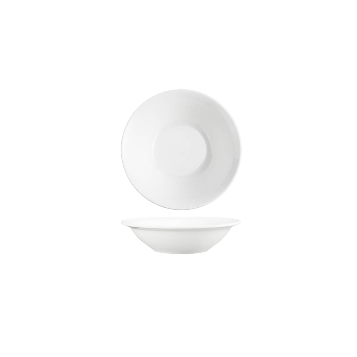 Tablekraft Core White Banquet Round Fruit Bowl Narrow Rim 160mm