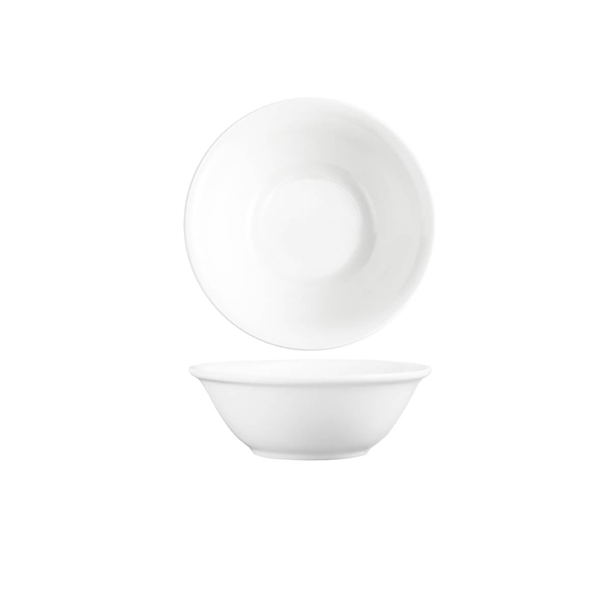 Tablekraft Core White Banquet Round Salad Bowl Narrow Rim 175mm