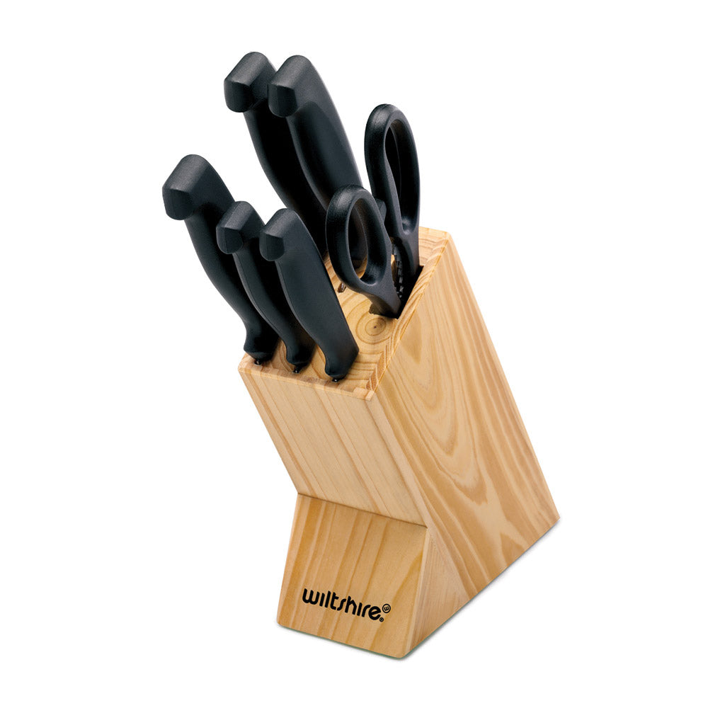 Wiltshire Laser Basic 7 Piece Knife Block Set