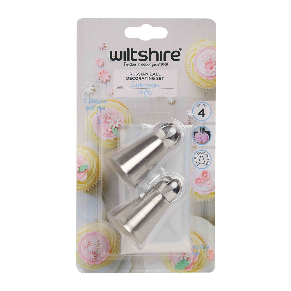 Wiltshire Russian Ball Decorating Set of 4