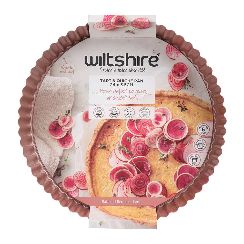 Wiltshire Rose Gold Quiche & Tart Pan 24cm