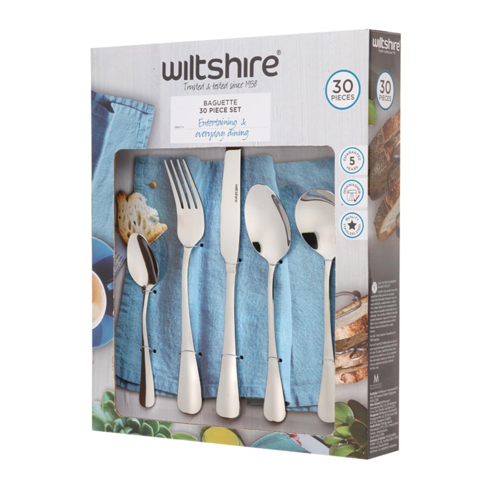 Wiltshire Baguette Cutlery Set 30 Piece