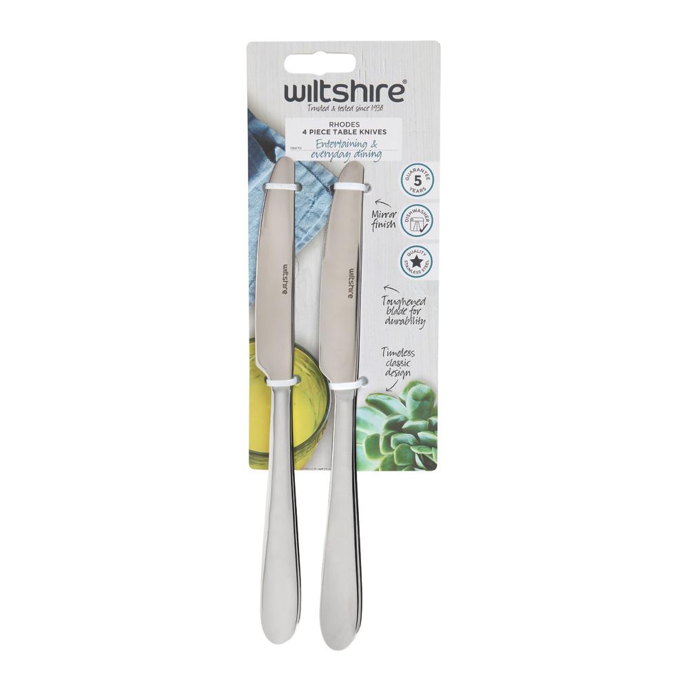 Wiltshire Rhodes Table Knife 4 Piece