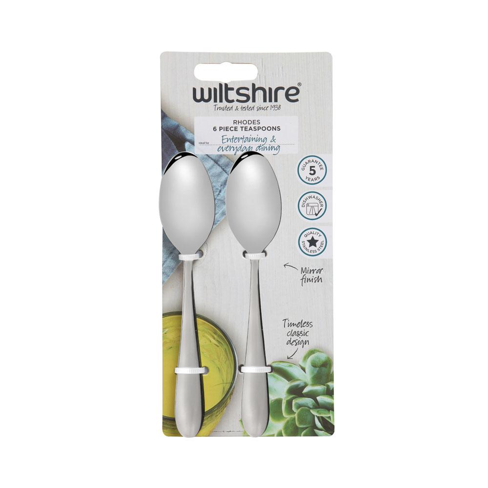 Wiltshire Rhodes Teaspoon 6 Piece