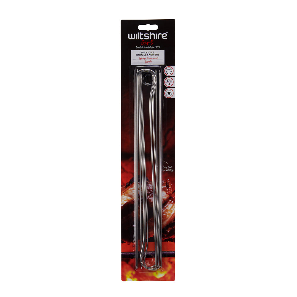 Wiltshire Double Skewers 6 Pack