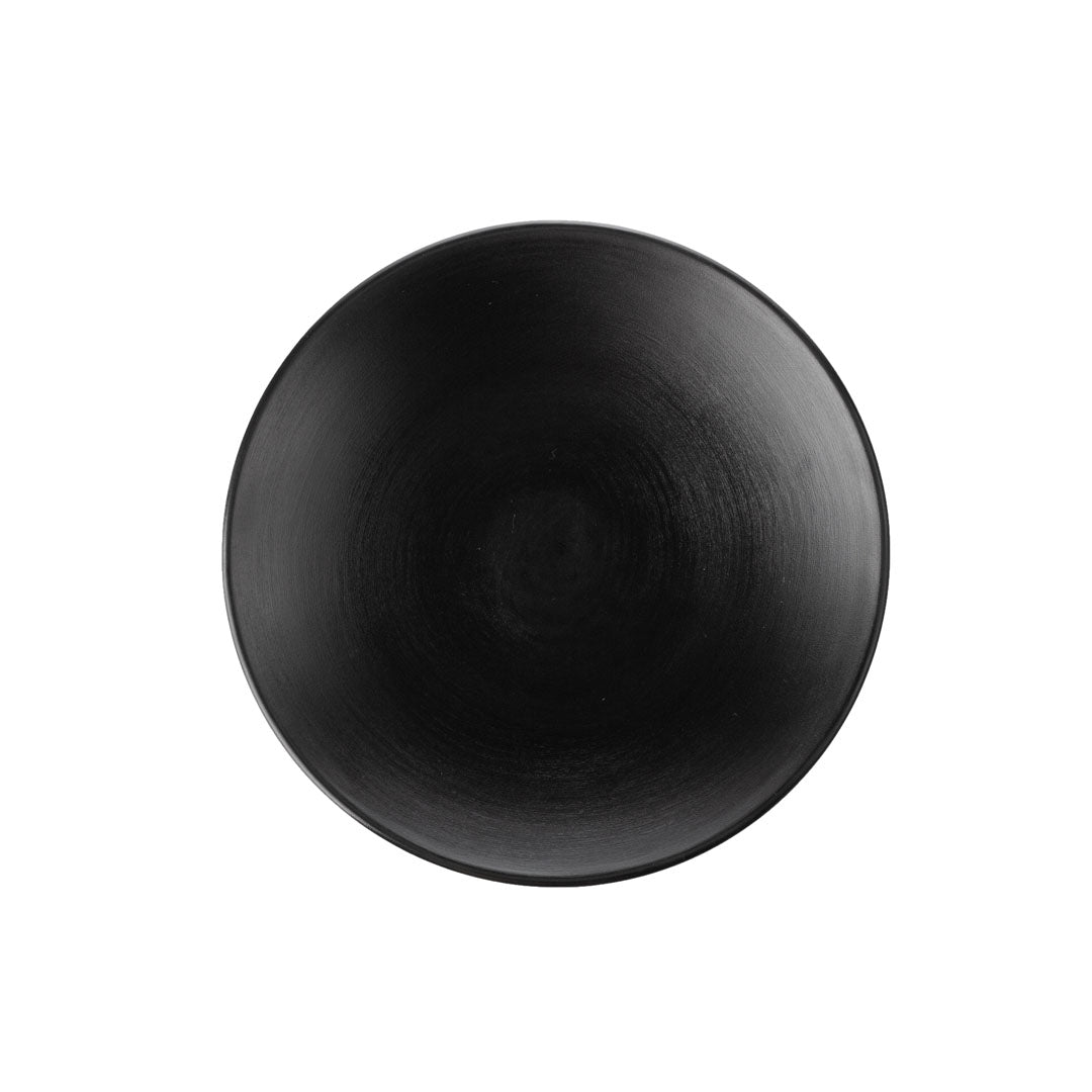 COUCOU Round Coupe Plate 230mm - Black & Black