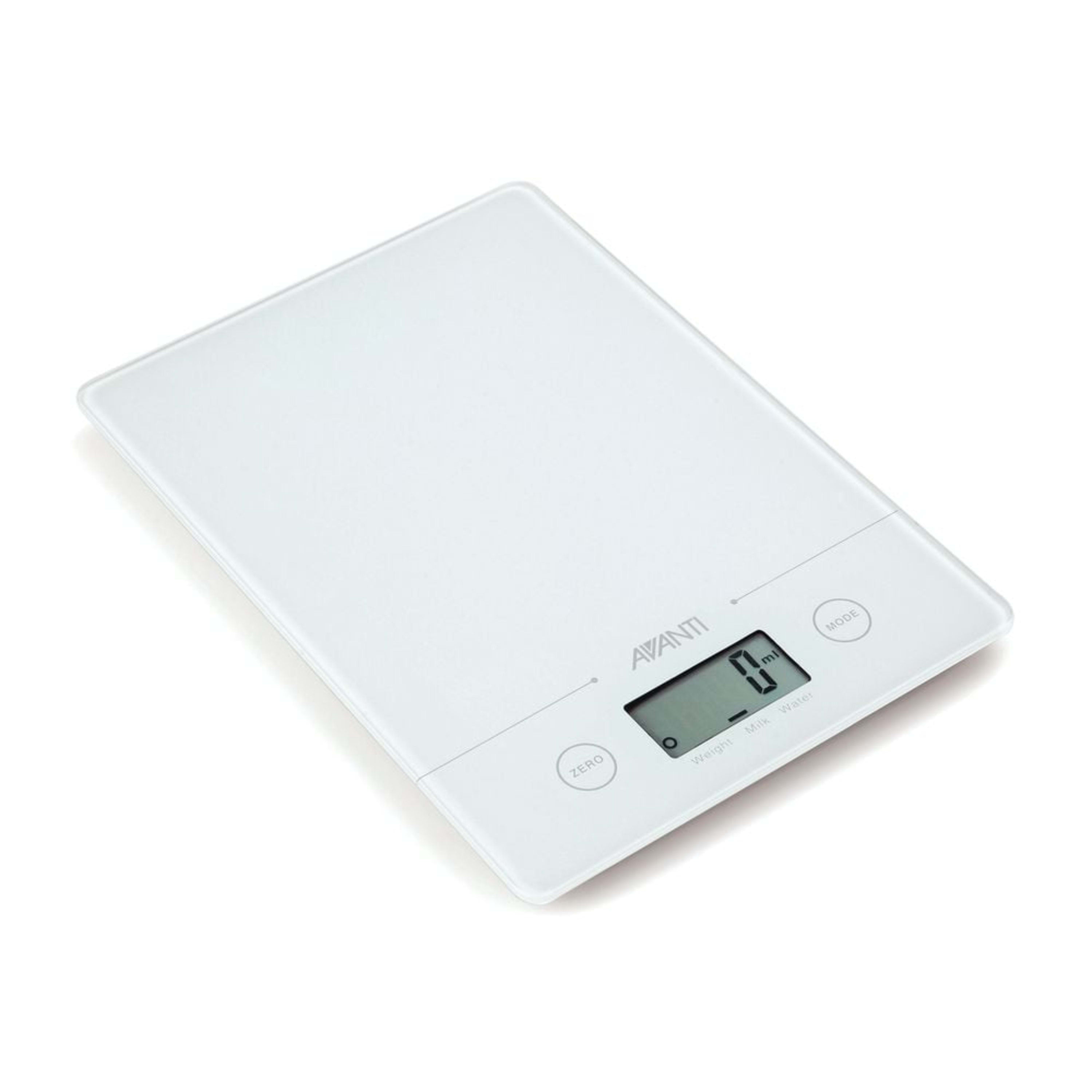 Avanti Compact Kitchen Scale - White