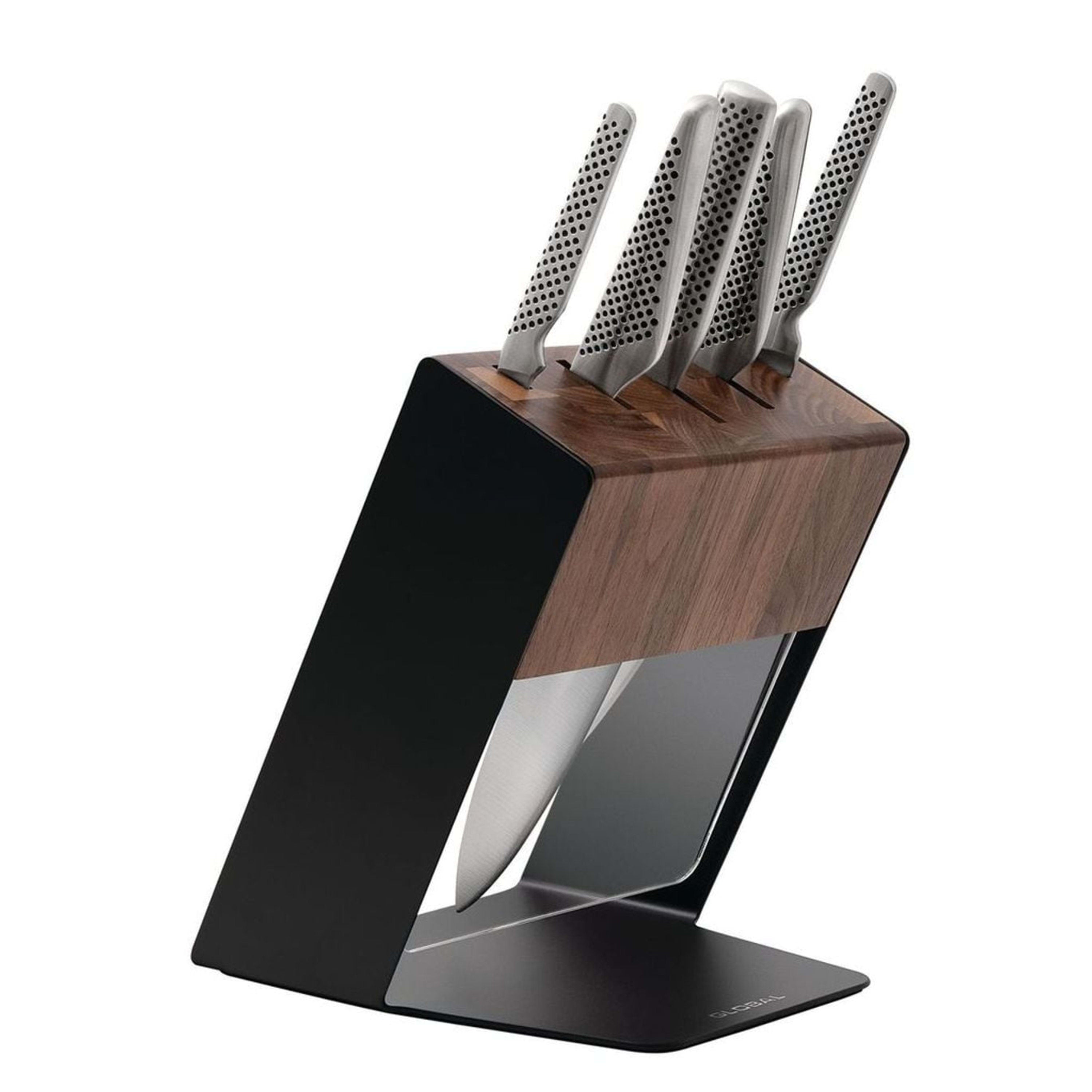 Global Katana 6 Piece Set - Walnut