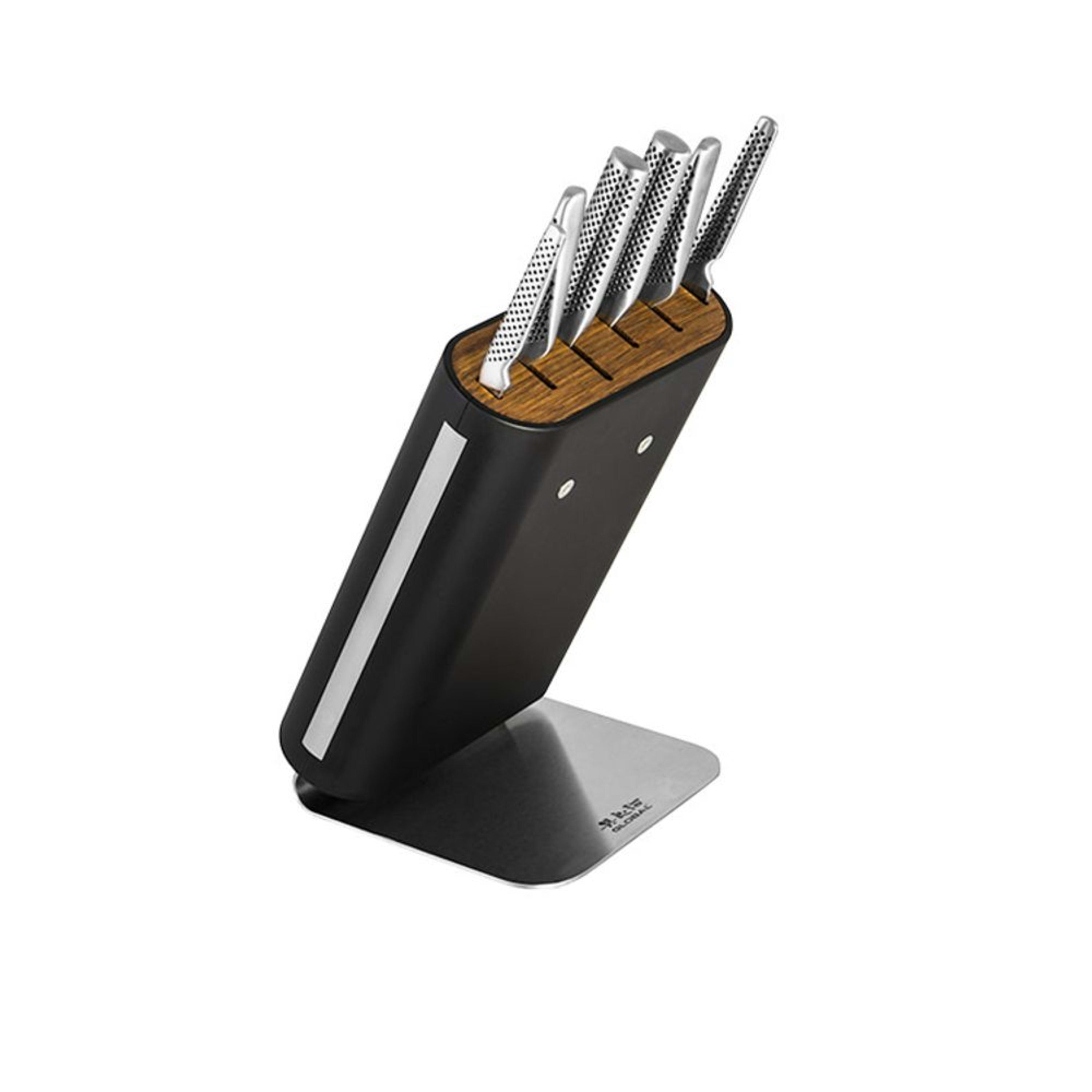 Global Hiro Knife 7 Piece Set - Black