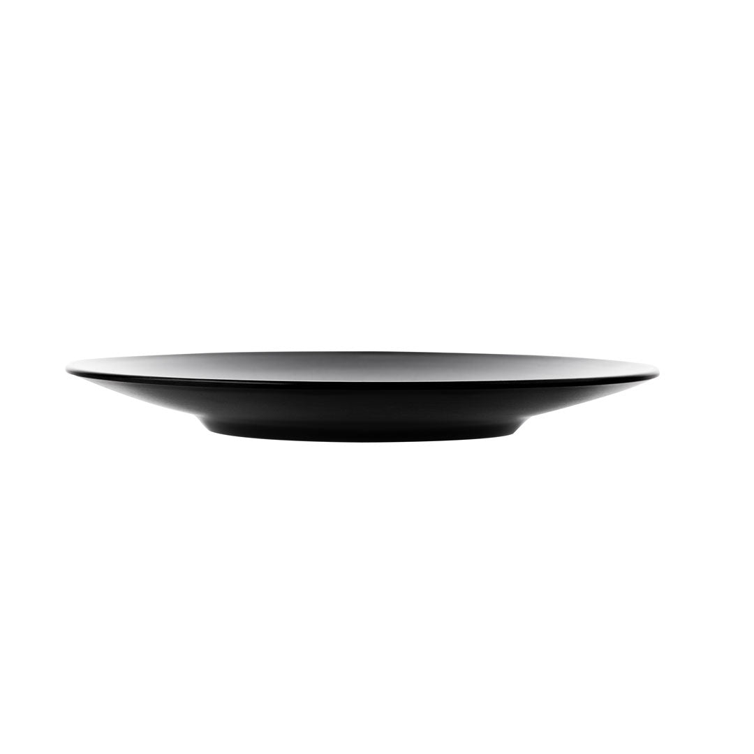 COUCOU Round Coupe Plate 230mm - Black & Black