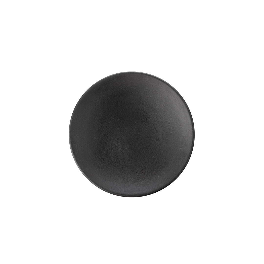 COUCOU Round Coupe Plate 180mm - Black & Black
