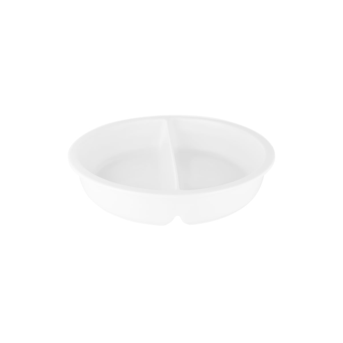 Chef Inox Porcelain Round Insert Pan Divided 337x65mm
