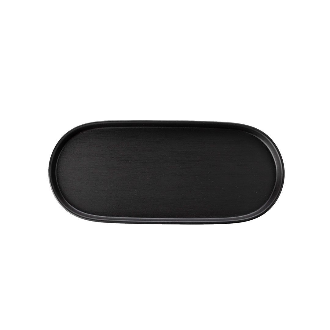 COUCOU Oblong Platter 290x130mm - Black & Black