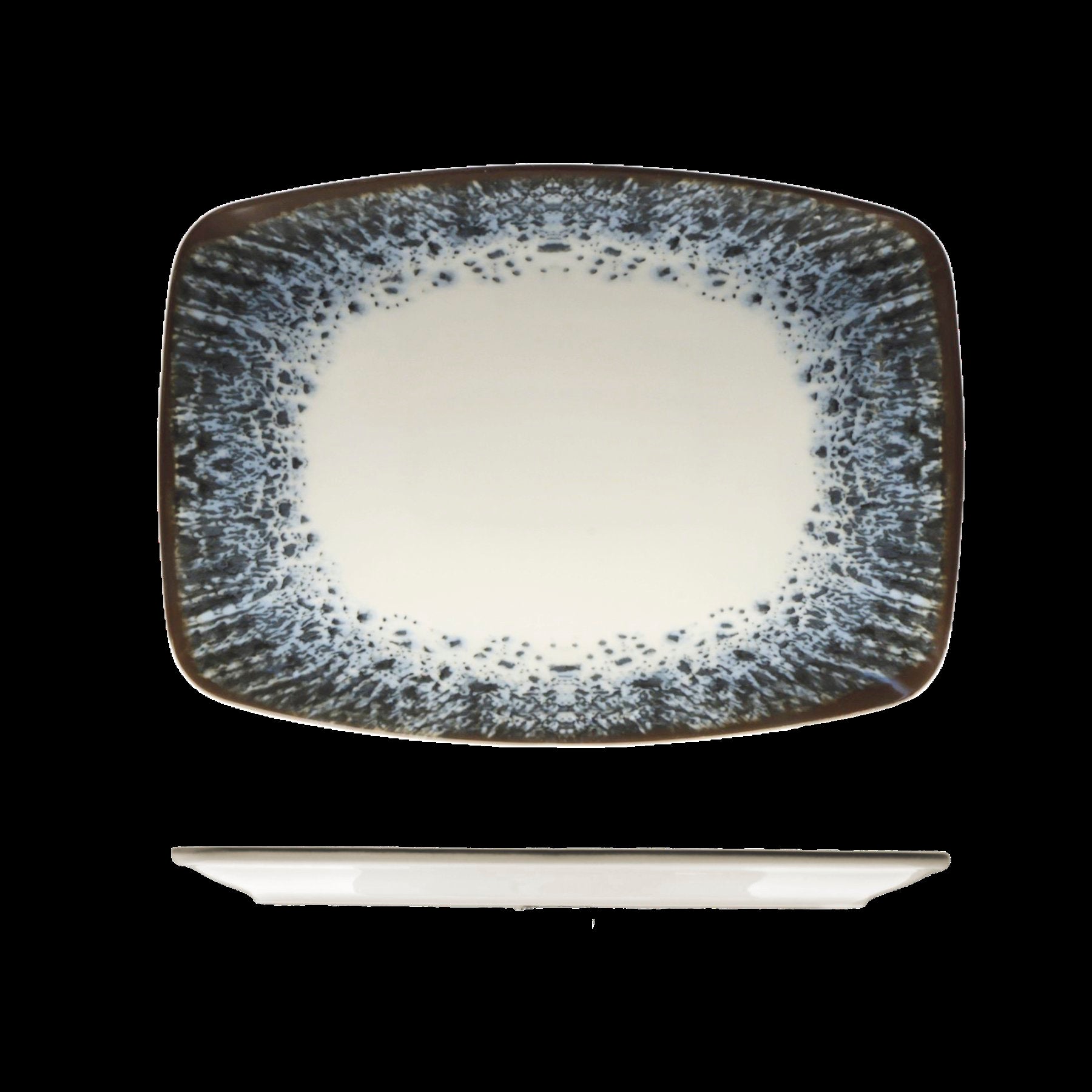 Porland Regen Ontario Rectangular Coupe Platter (328x237mm)