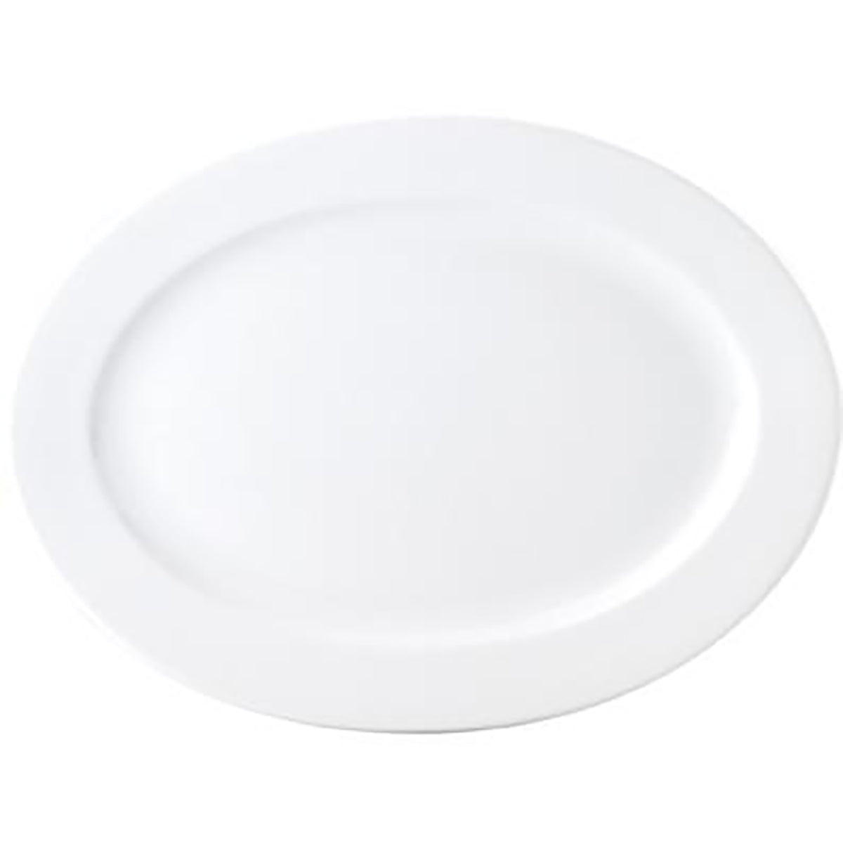 Royal Porcelain Chelsea Oval Platter Wide Rim 410x300mm