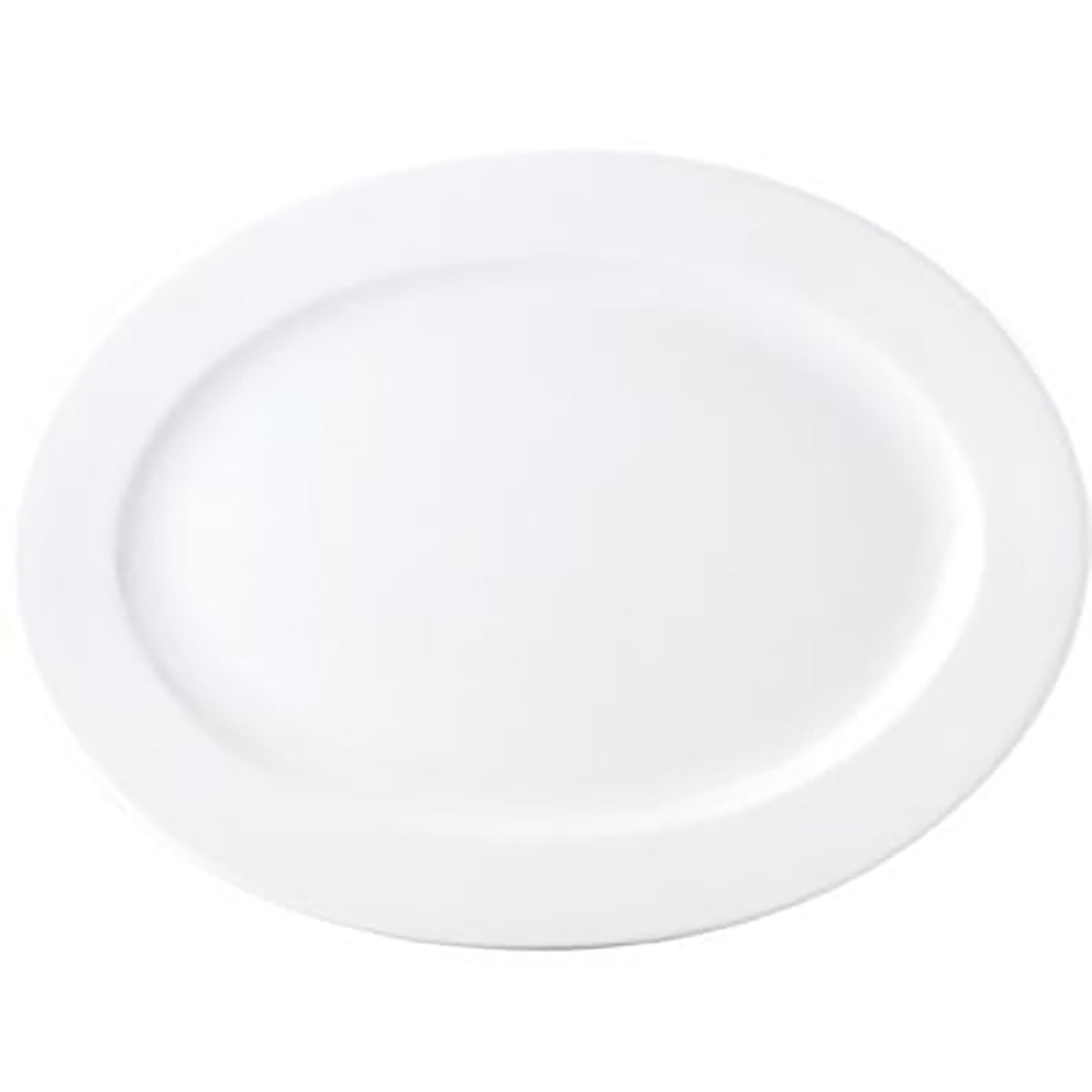 Royal Porcelain Chelsea Oval Platter Wide Rim 480x345mm
