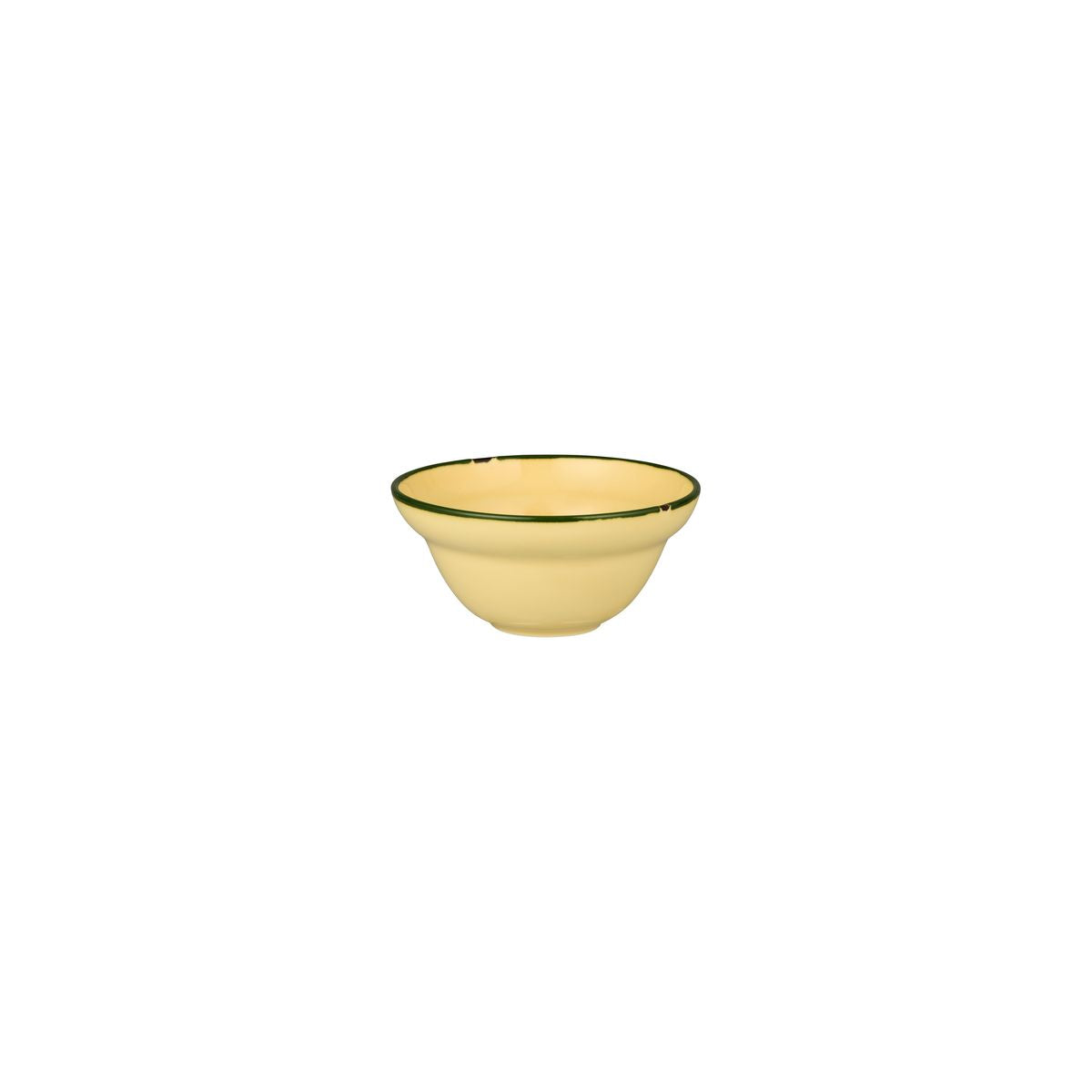 Luzerne TinTin Sand with Green Line - Round Deep Bowl (120mm Ø 140ml)