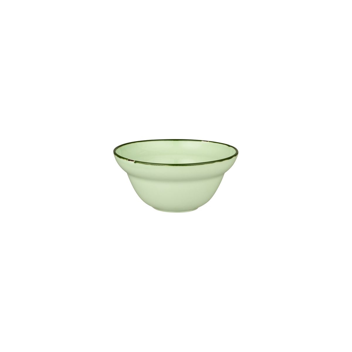 Luzerne TinTin Green with Green Line - Round Deep Bowl (150mm Ø 300ml)