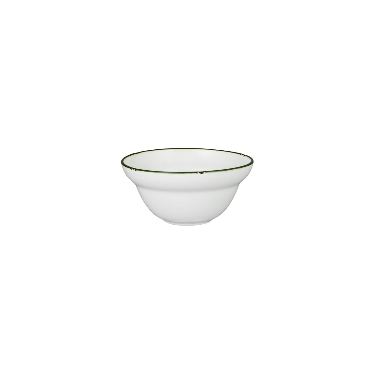 Luzerne TinTin White with Green Line - Round Deep Bowl (150mm Ø 300ml)