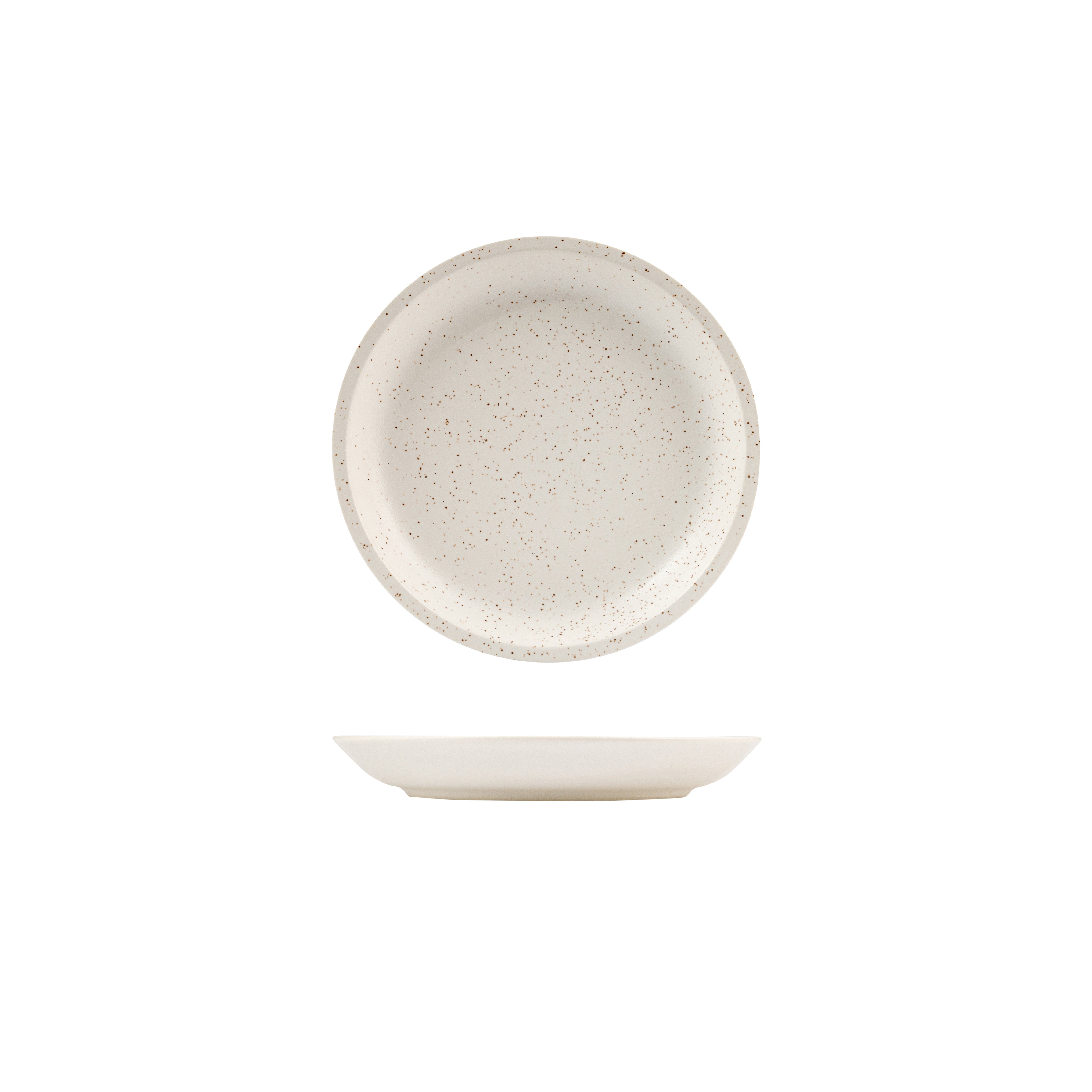 Luzerne Dune Shell Round Coupe Plate (173mm Ø)