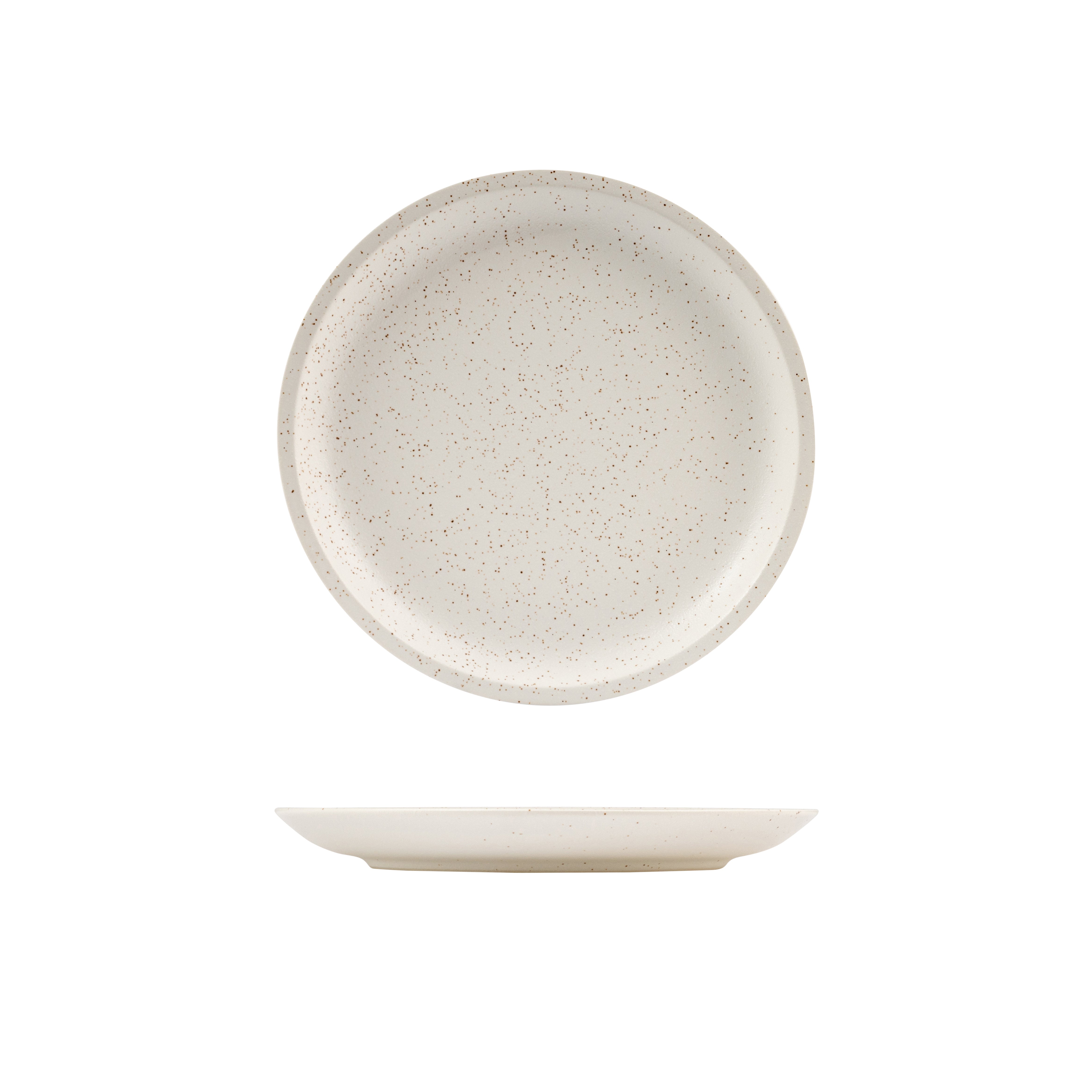 Luzerne Dune Shell Round Coupe Plate (214mm Ø)