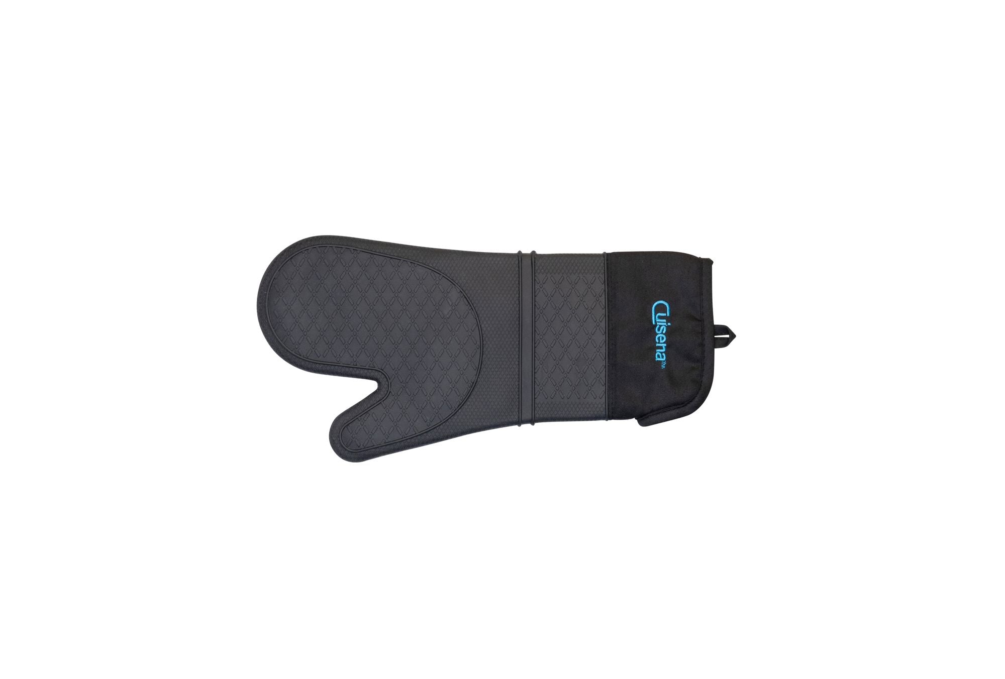 Cuisena Silicone & Fabric Oven Glove - Black