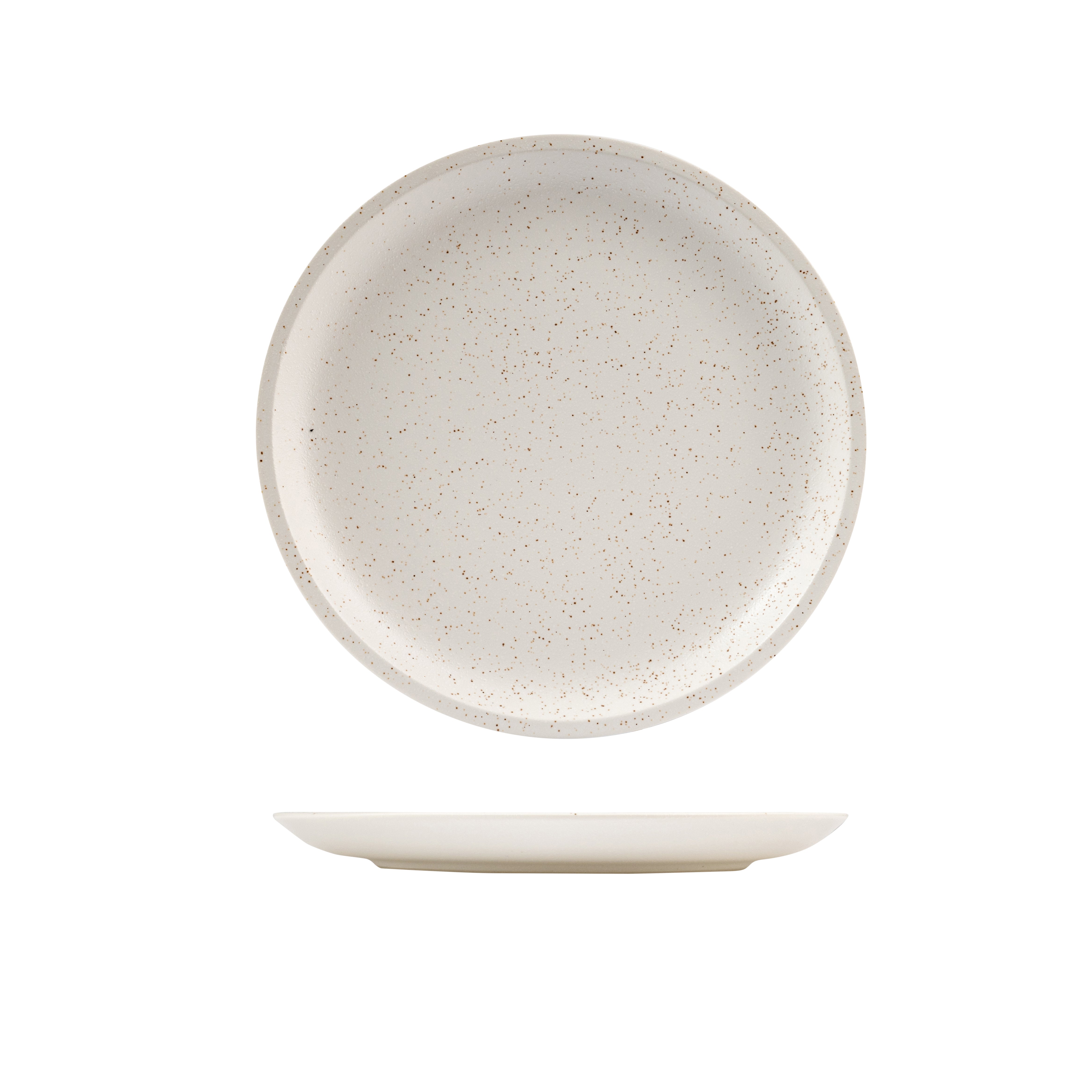 Luzerne Dune Shell Round Coupe Plate (231mm Ø)