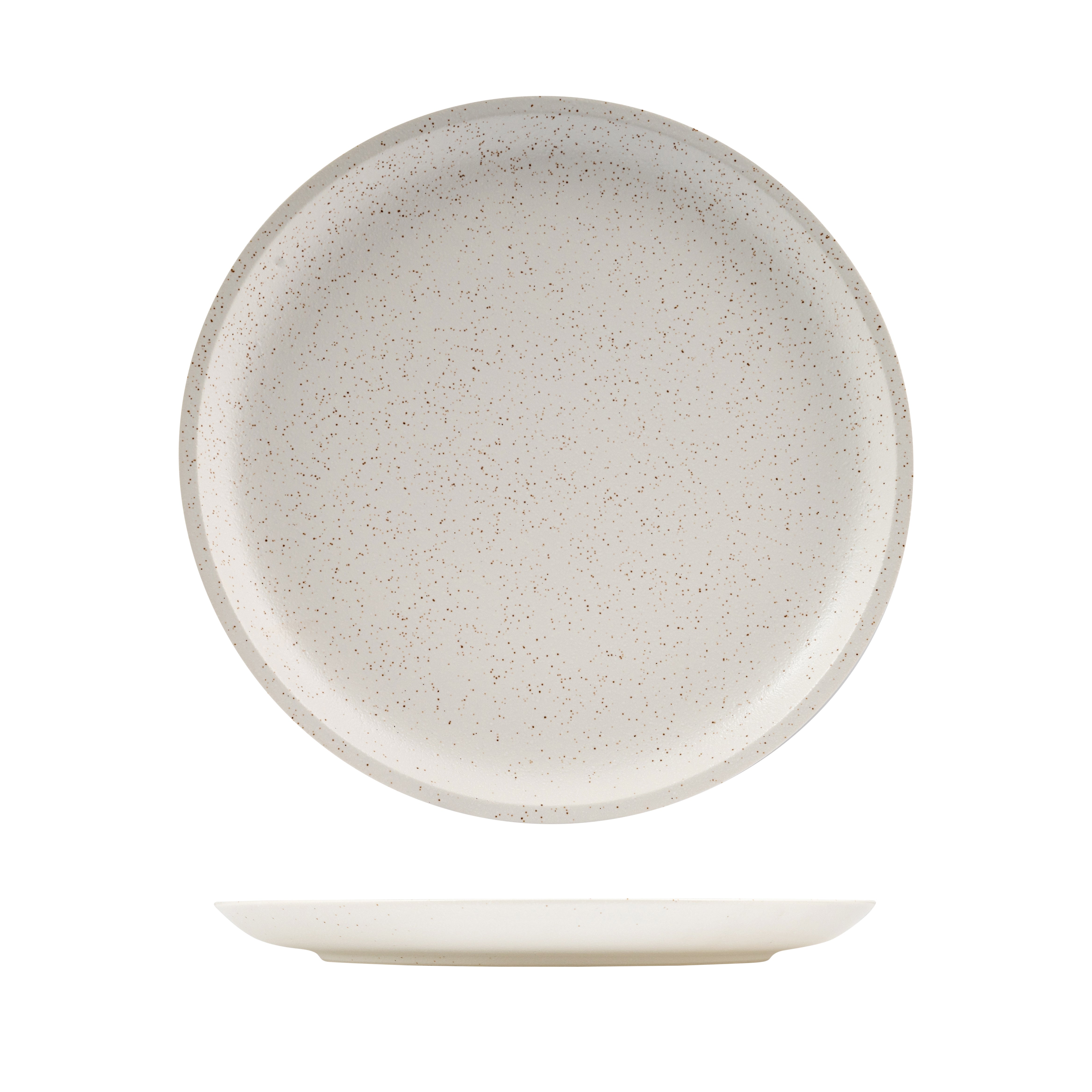 Luzerne Dune Shell Round Coupe Plate (280mm Ø)