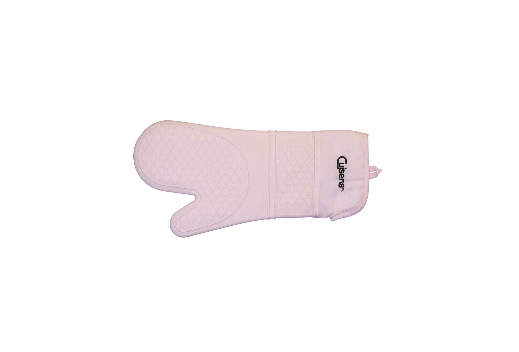 Cuisena Silicone & Fabric Oven Glove - Pale Pink