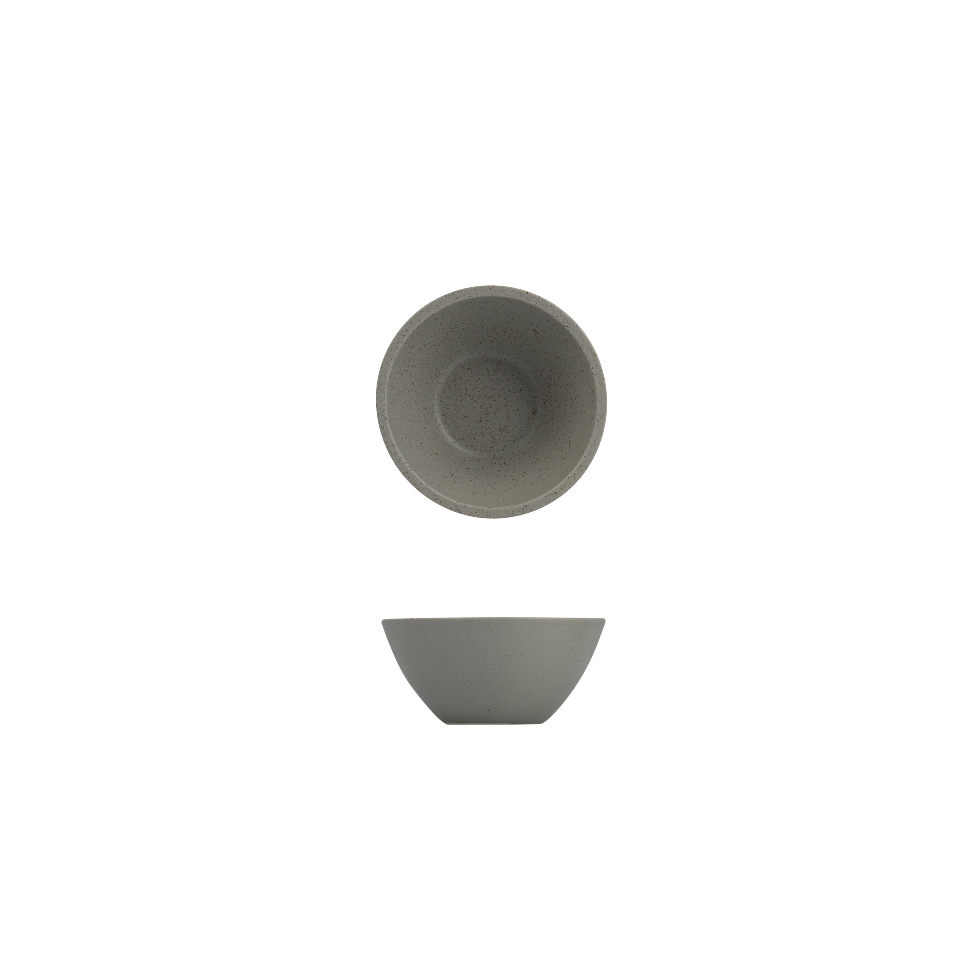 Luzerne Dune Ash Round Bowl - Conical (120mm Ø 55mm H 288ml)