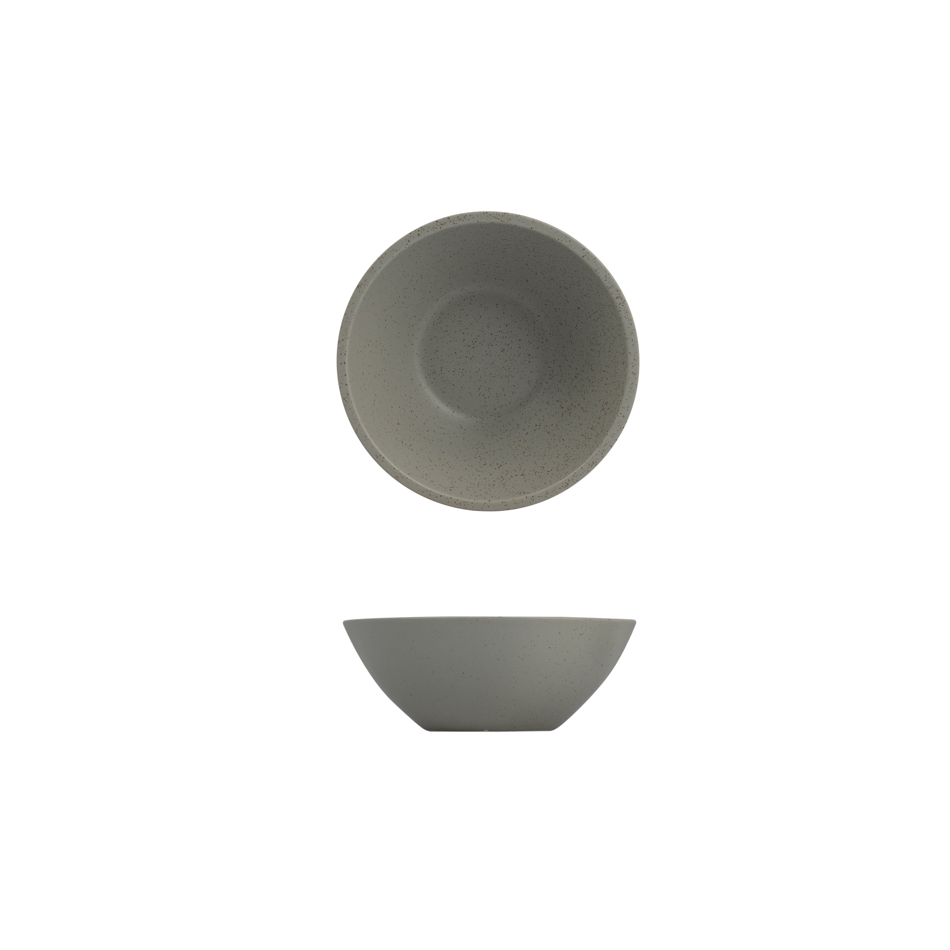 Luzerne Dune Ash Round Bowl - Conical (160mm Ø 63mm H 478ml)