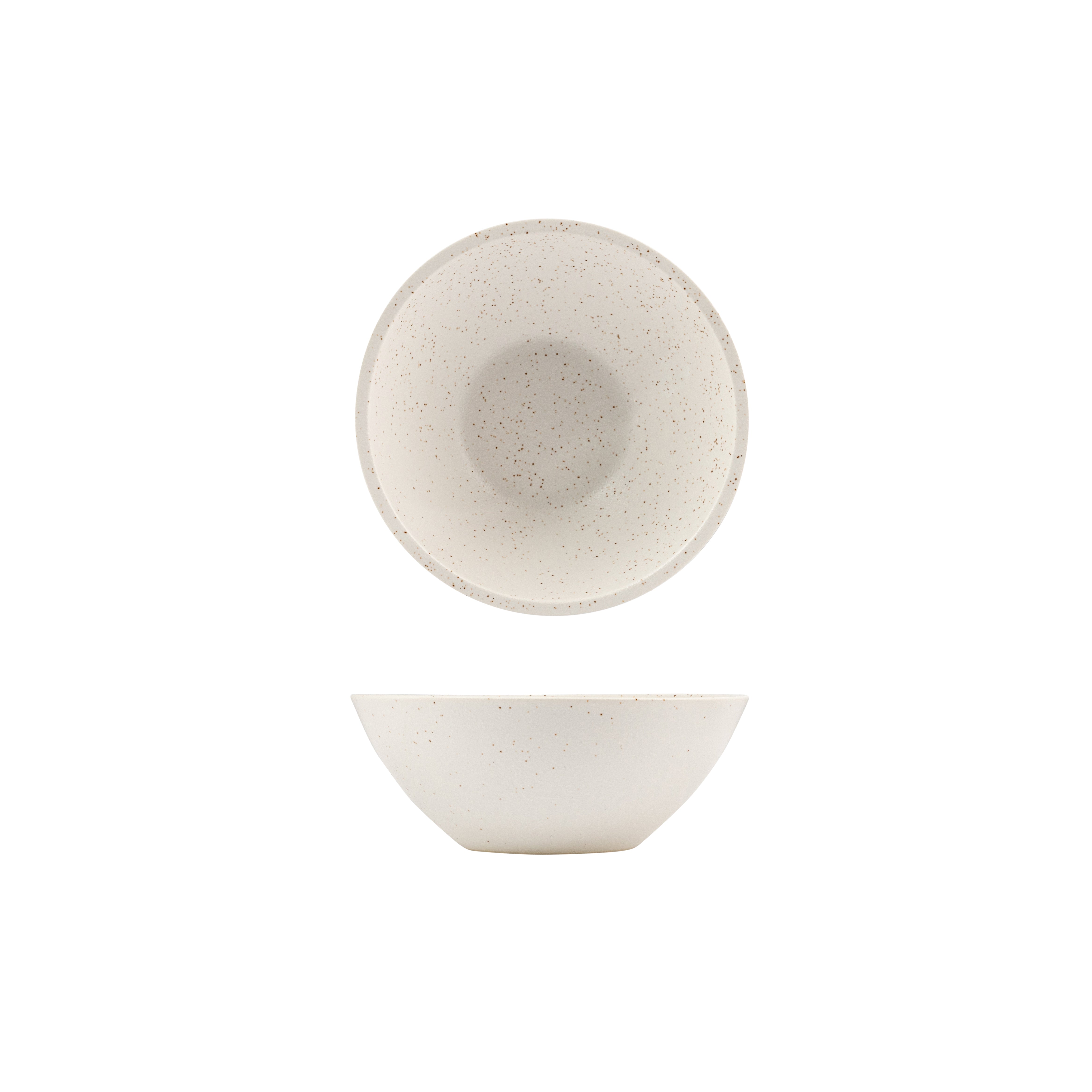 Luzerne Dune Shell Round Bowl - Conical (160mm Ø 63mm H 478ml)