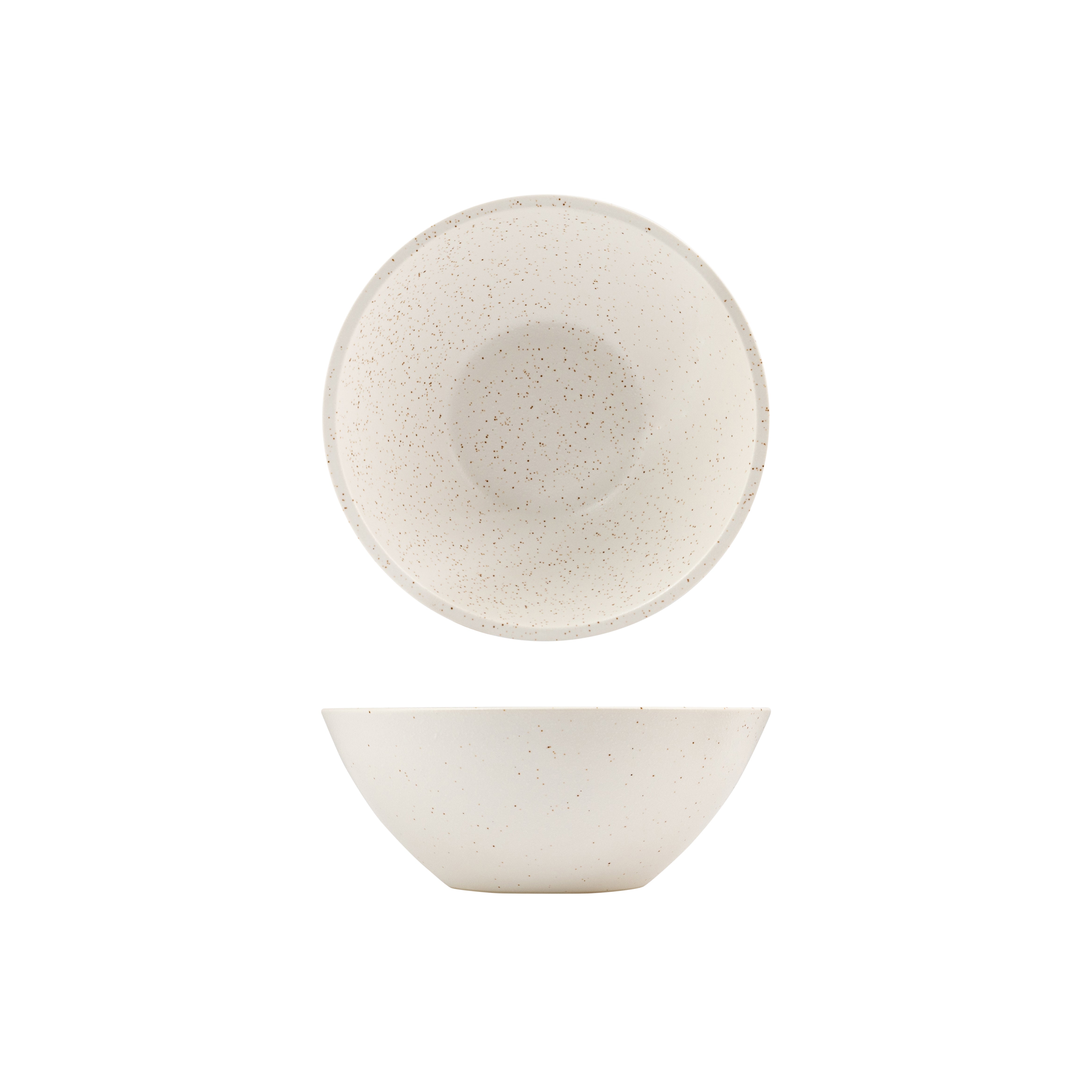 Luzerne Dune Shell Round Bowl - Conical (180mm Ø 71mm H 700ml)