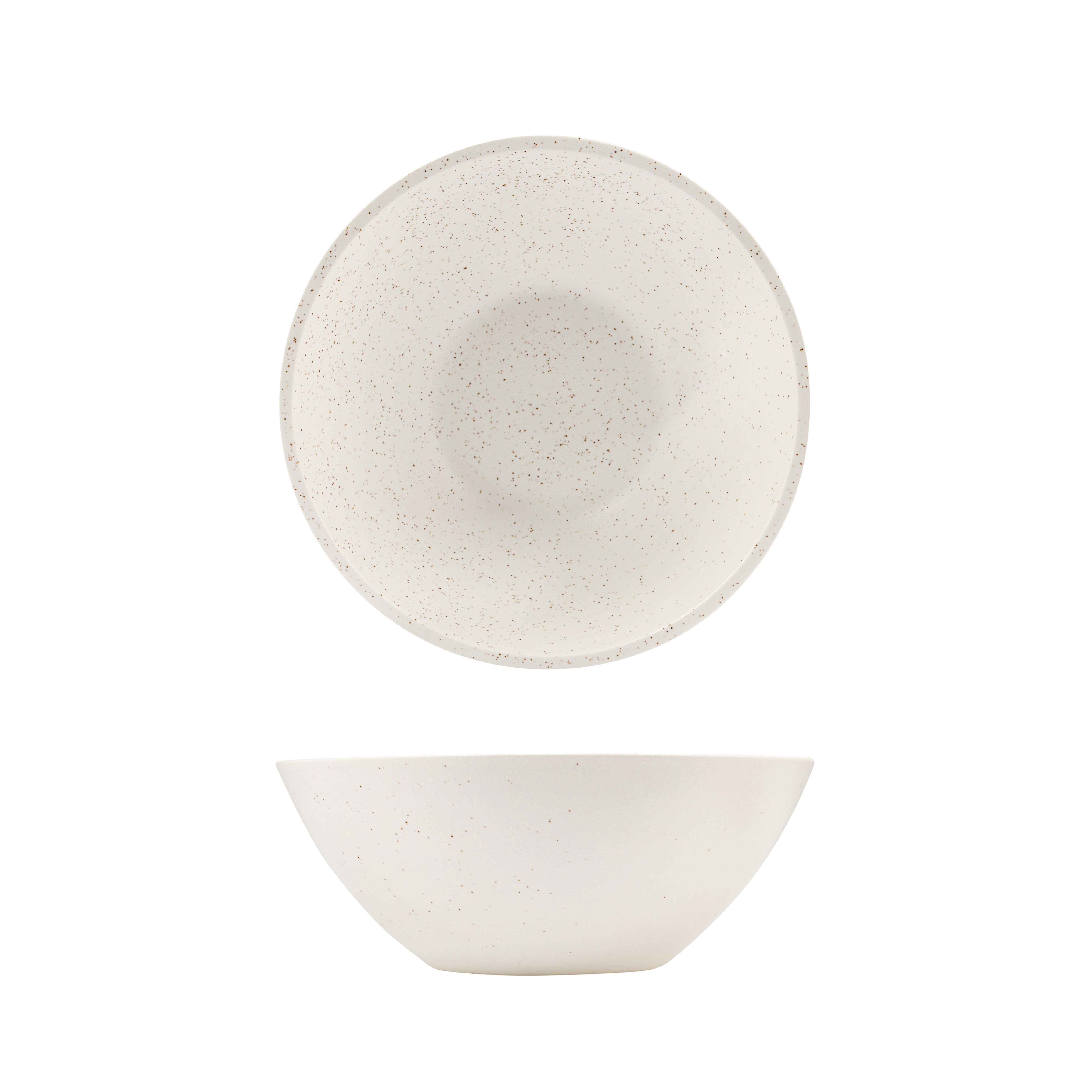 Luzerne Dune Shell Round Bowl - Conical (208mm Ø 80mm H 1100ml)