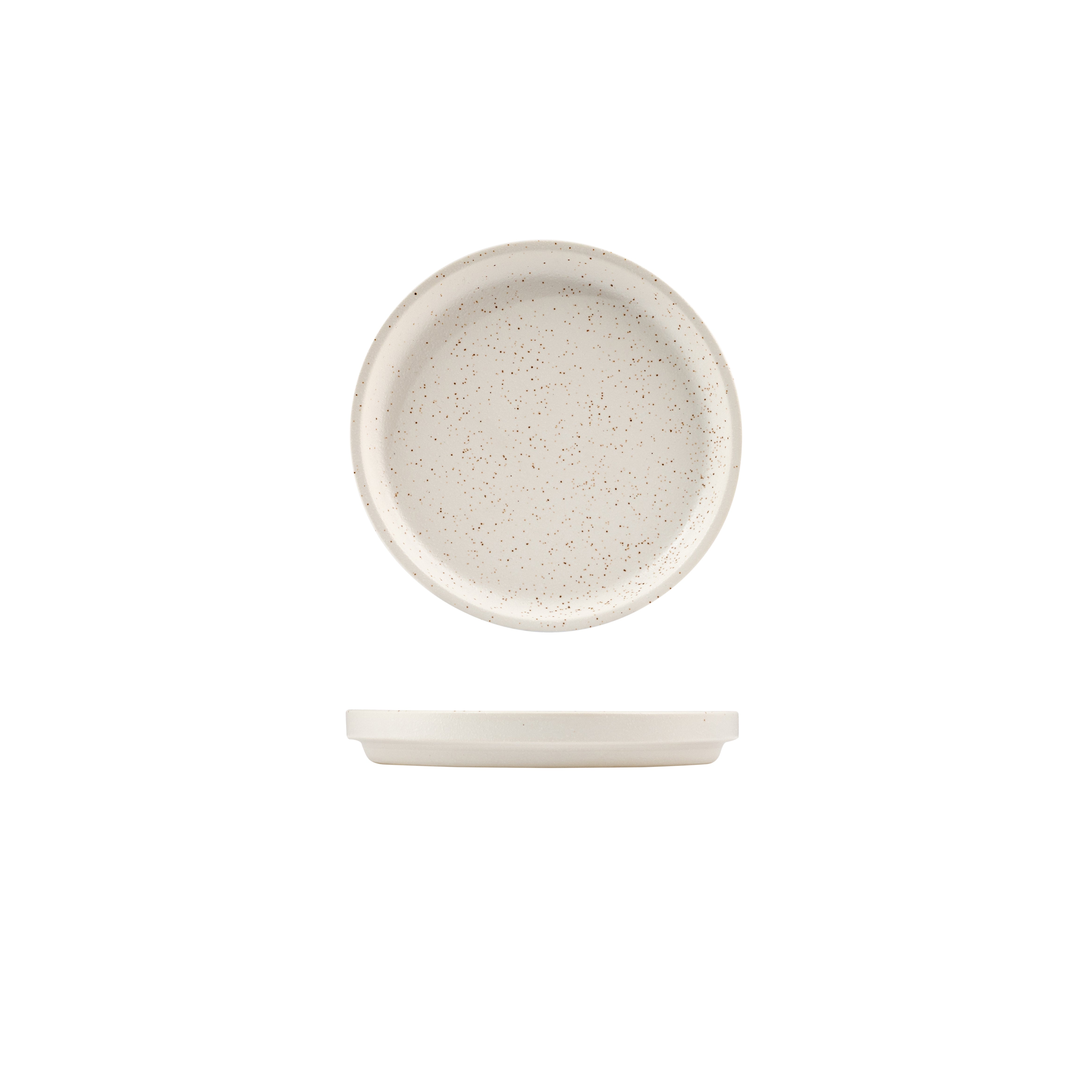 Luzerne Dune Shell Round Stackable Plate (160mm Ø)