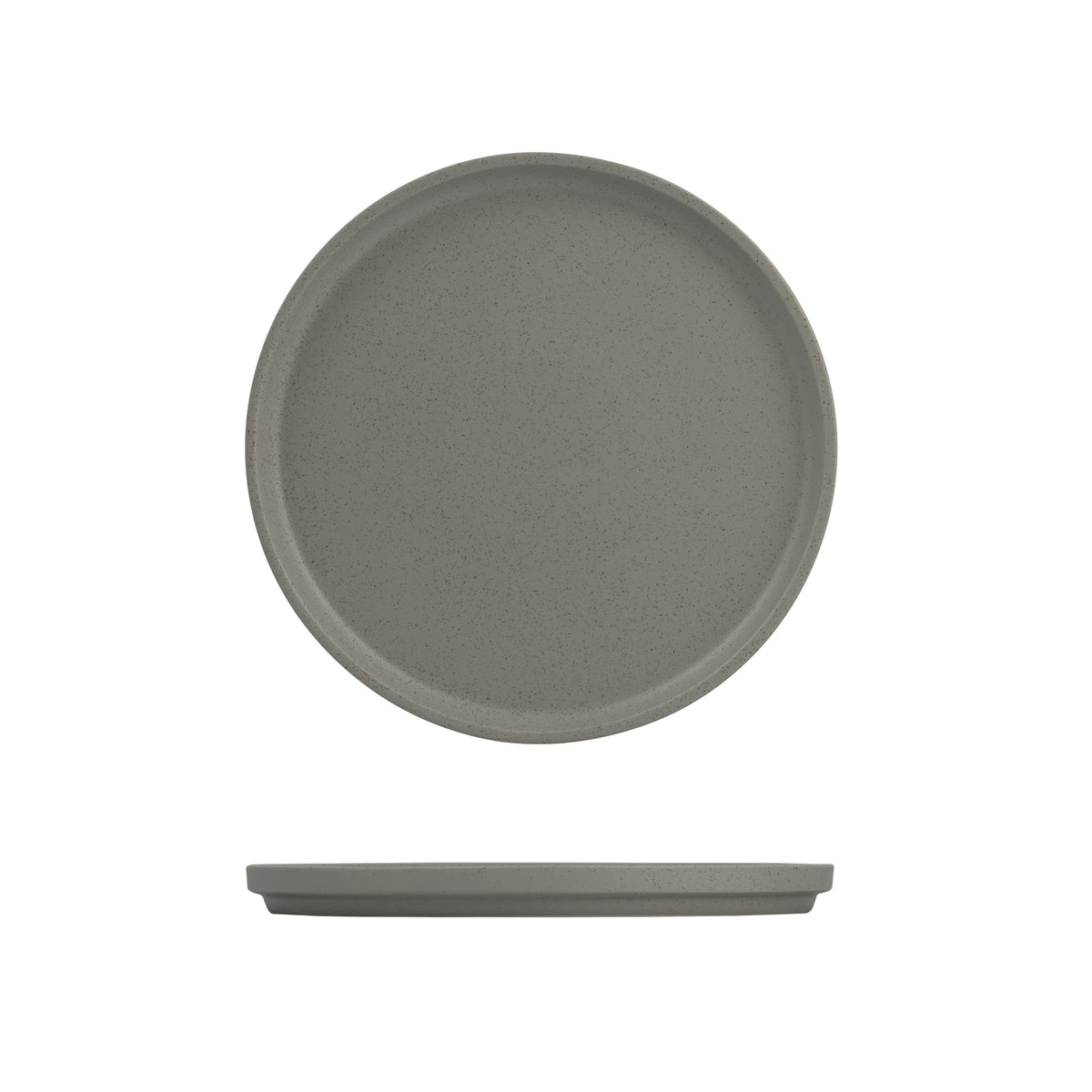 Luzerne Dune Ash Round Stackable Plate (270mm Ø)