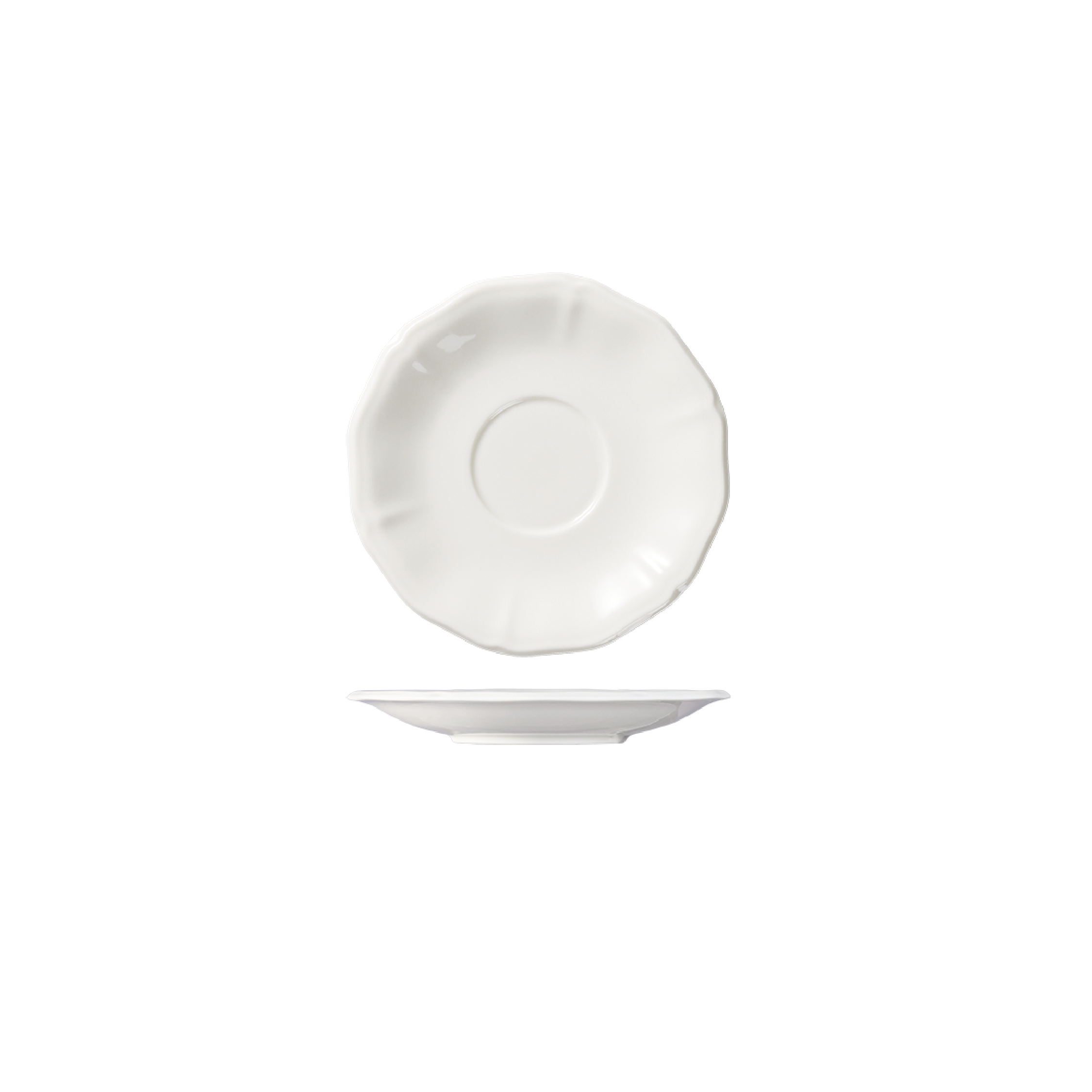 Luzerne Astoria Saucer (154mm - White)