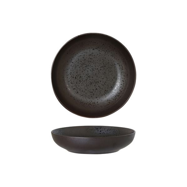 Luzerne Lava Matte Black Coupe Share Bowl (180mm Ø 620ml)