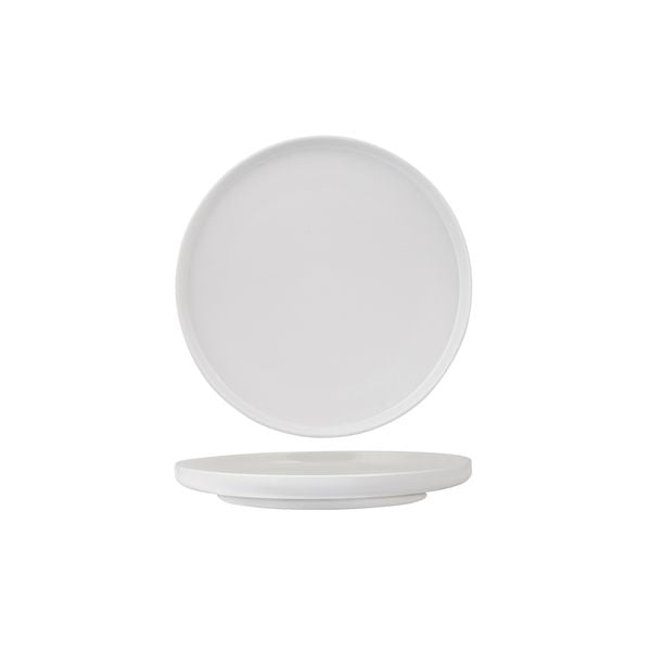 Luzerne Signature White Round Walled Plate (210mm Ø)