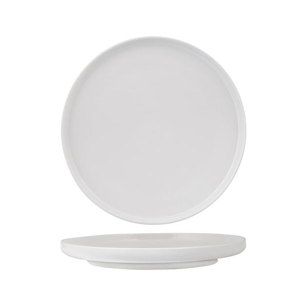 Luzerne Signature White Round Walled Plate (280mm Ø)