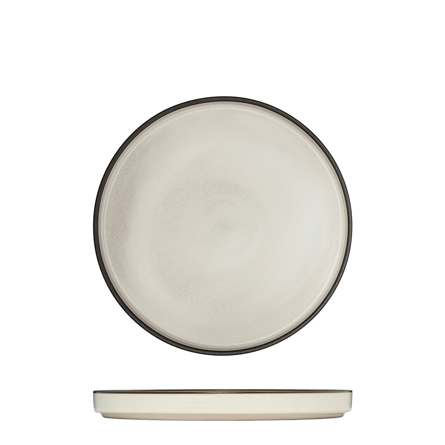 Luzerne Mod Dusted White Round Stackable Plate (200mm Ø)