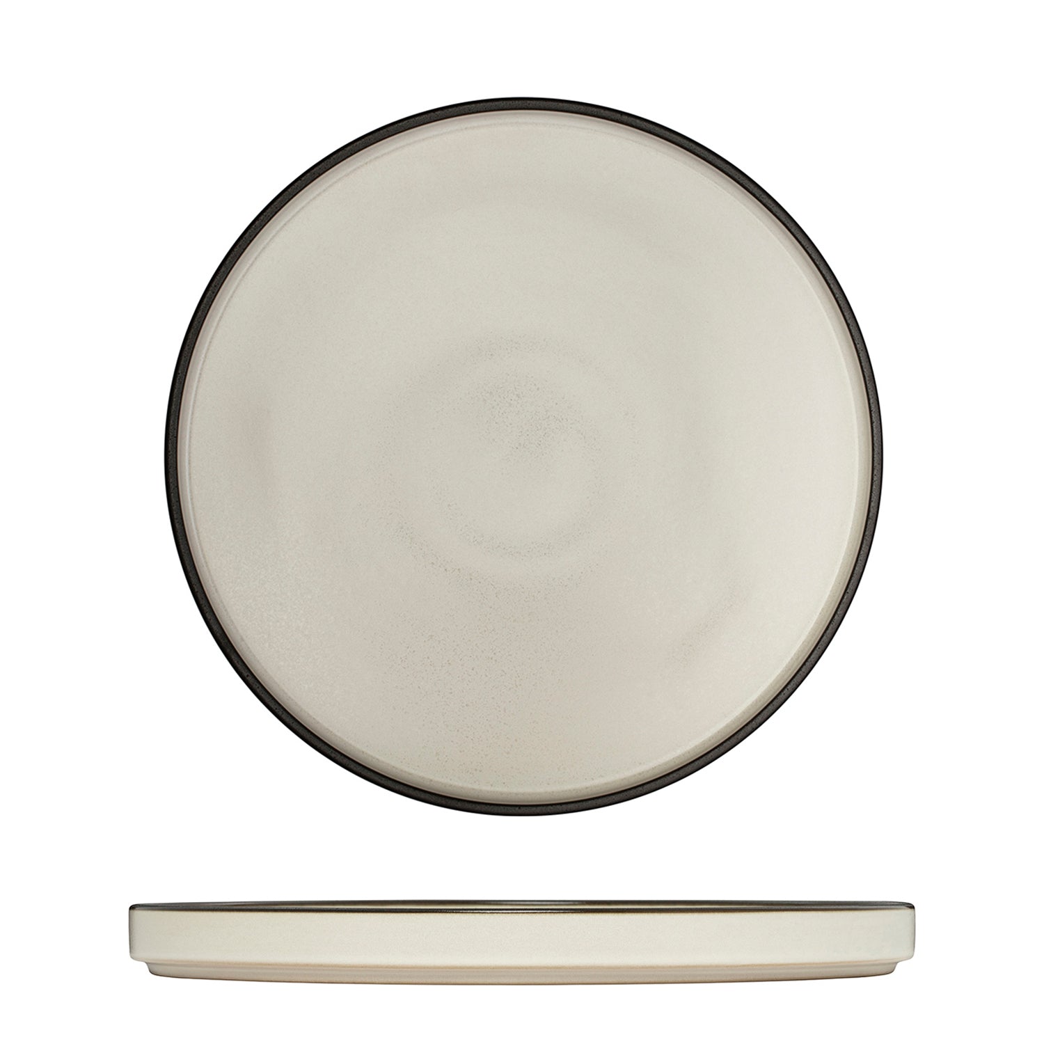 Luzerne Mod Dusted White Round Stackable Plate (235mm Ø)