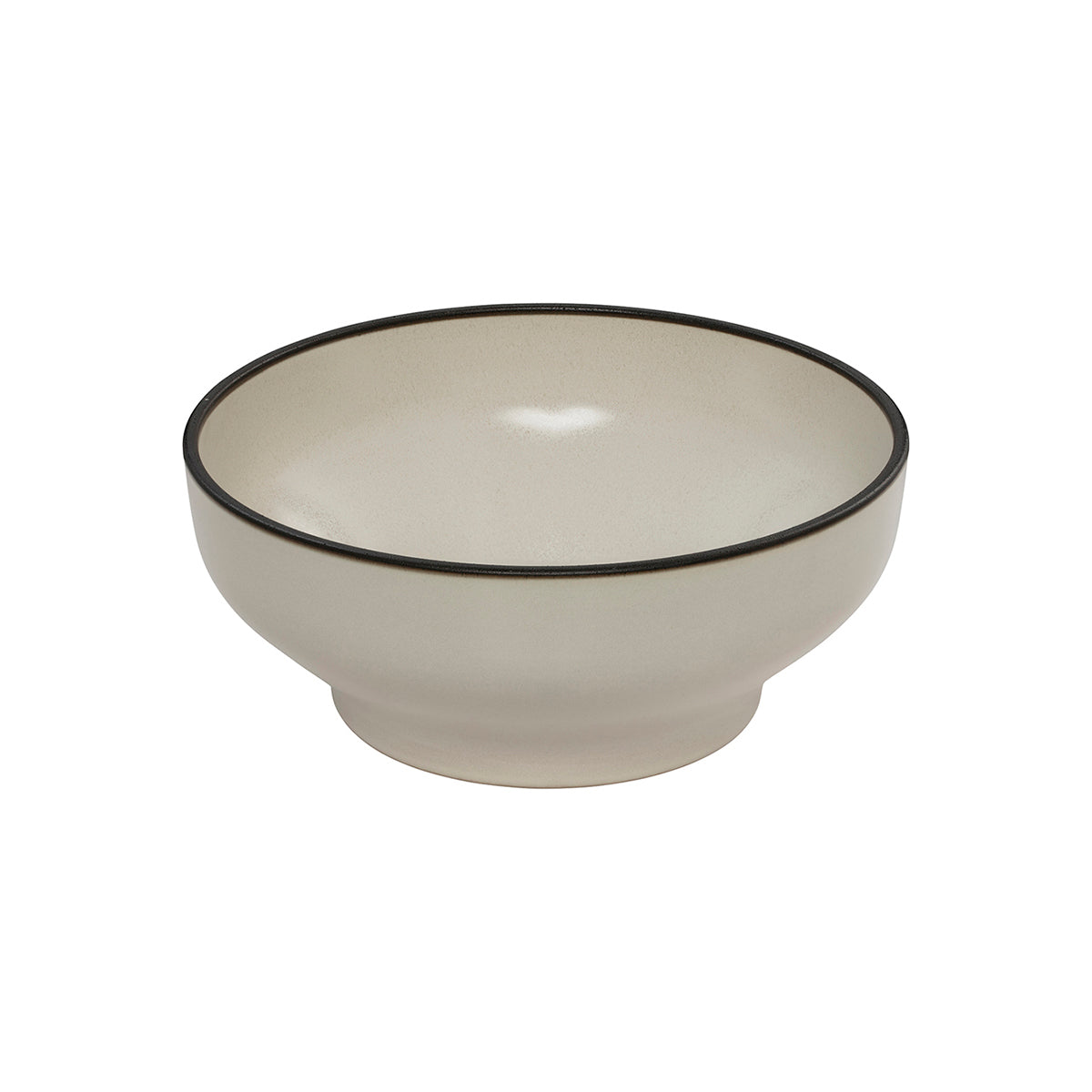 Luzerne Mod Dusted White Round Bowl (182mm Ø 77mm H 942ml)