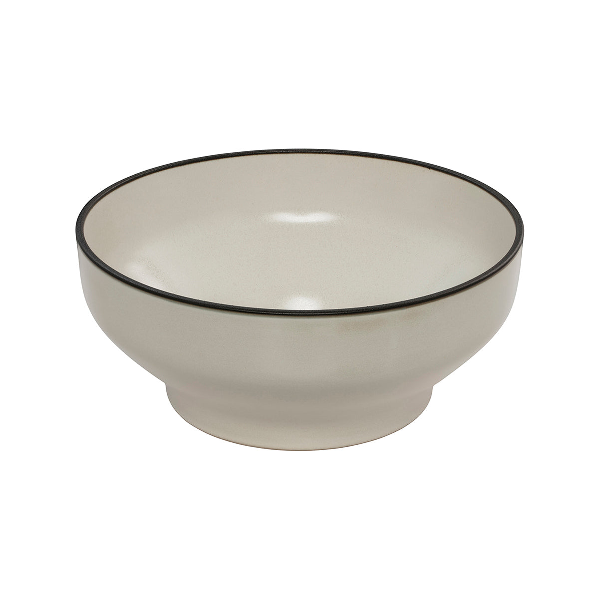 Luzerne Mod Dusted White Round Bowl (212mm Ø 91mm H 1577ml)