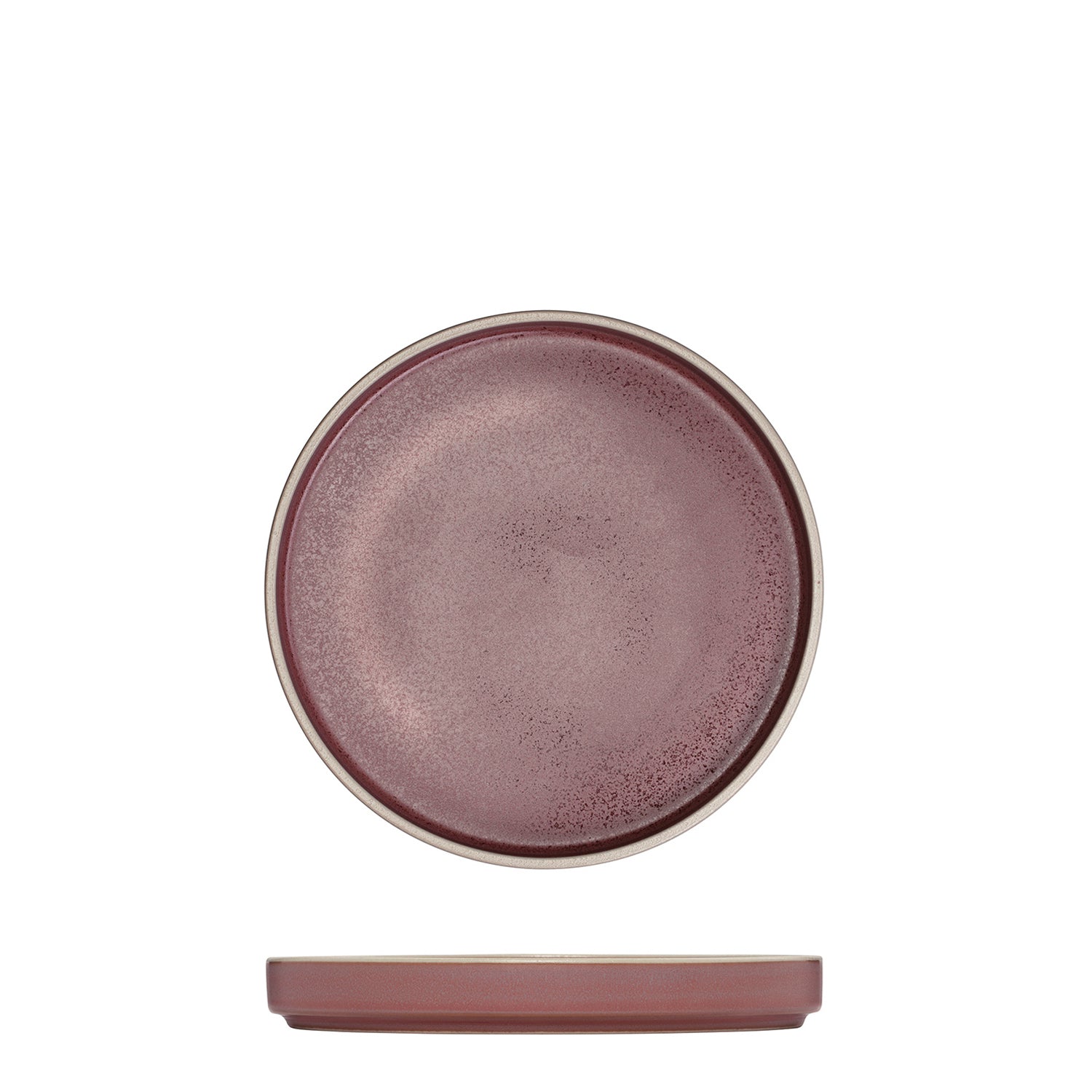 Luzerne Mod Smokey Plum Round Stackable Plate (160mm Ø)