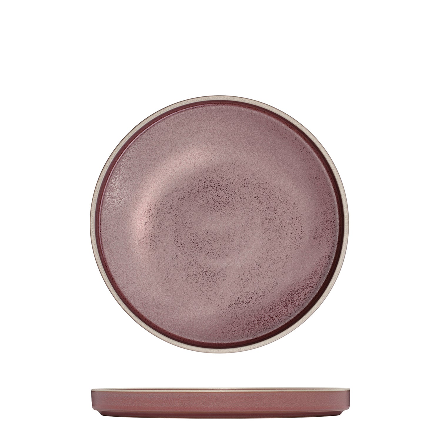 Luzerne Mod Smokey Plum Round Stackable Plate (200mm Ø)
