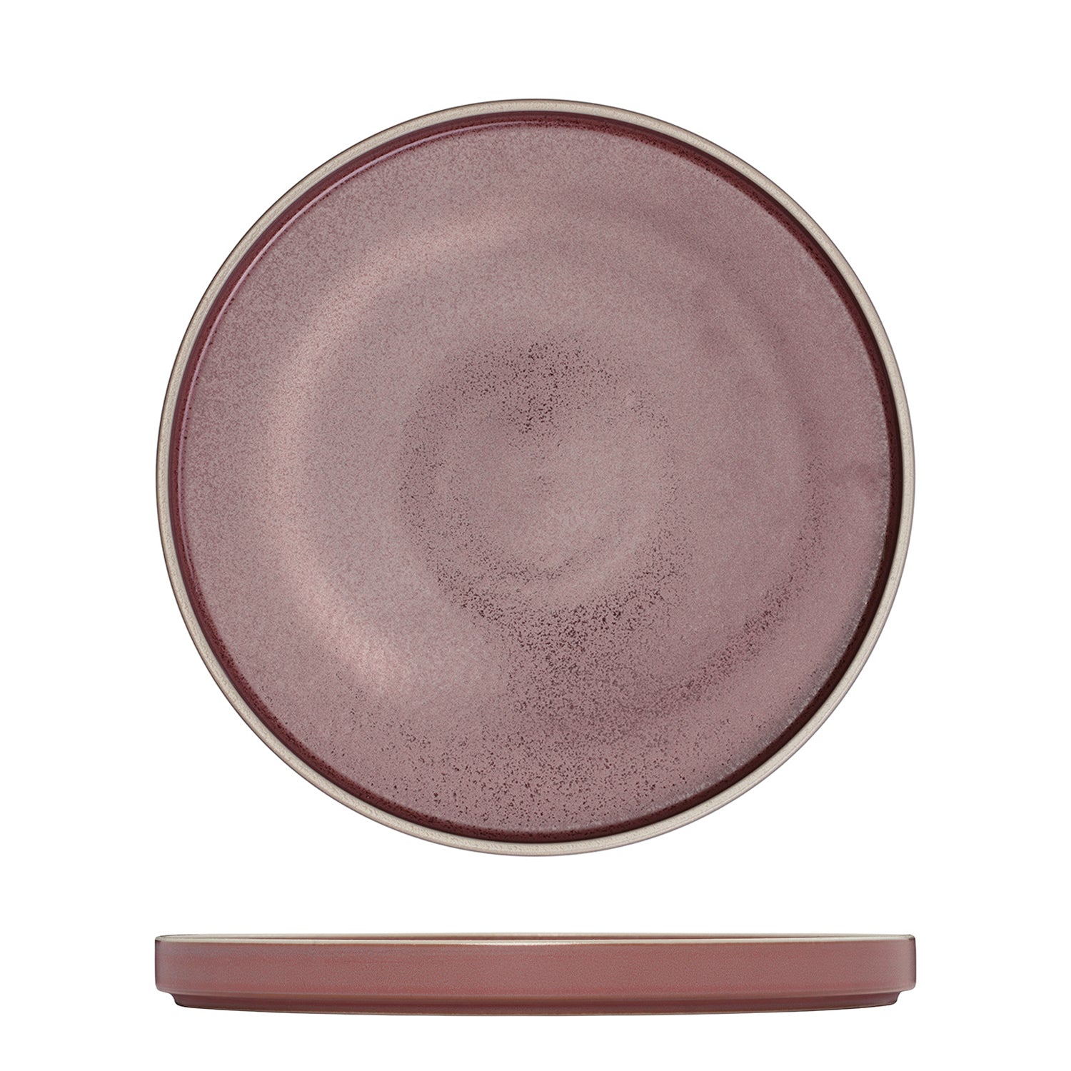 Luzerne Mod Smokey Plum Round Stackable Plate (235mm Ø)